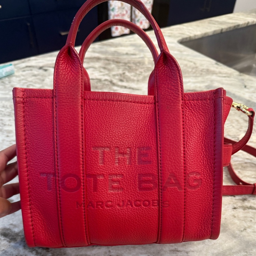 Marc Jacobs Vibrant Red Tote Bag